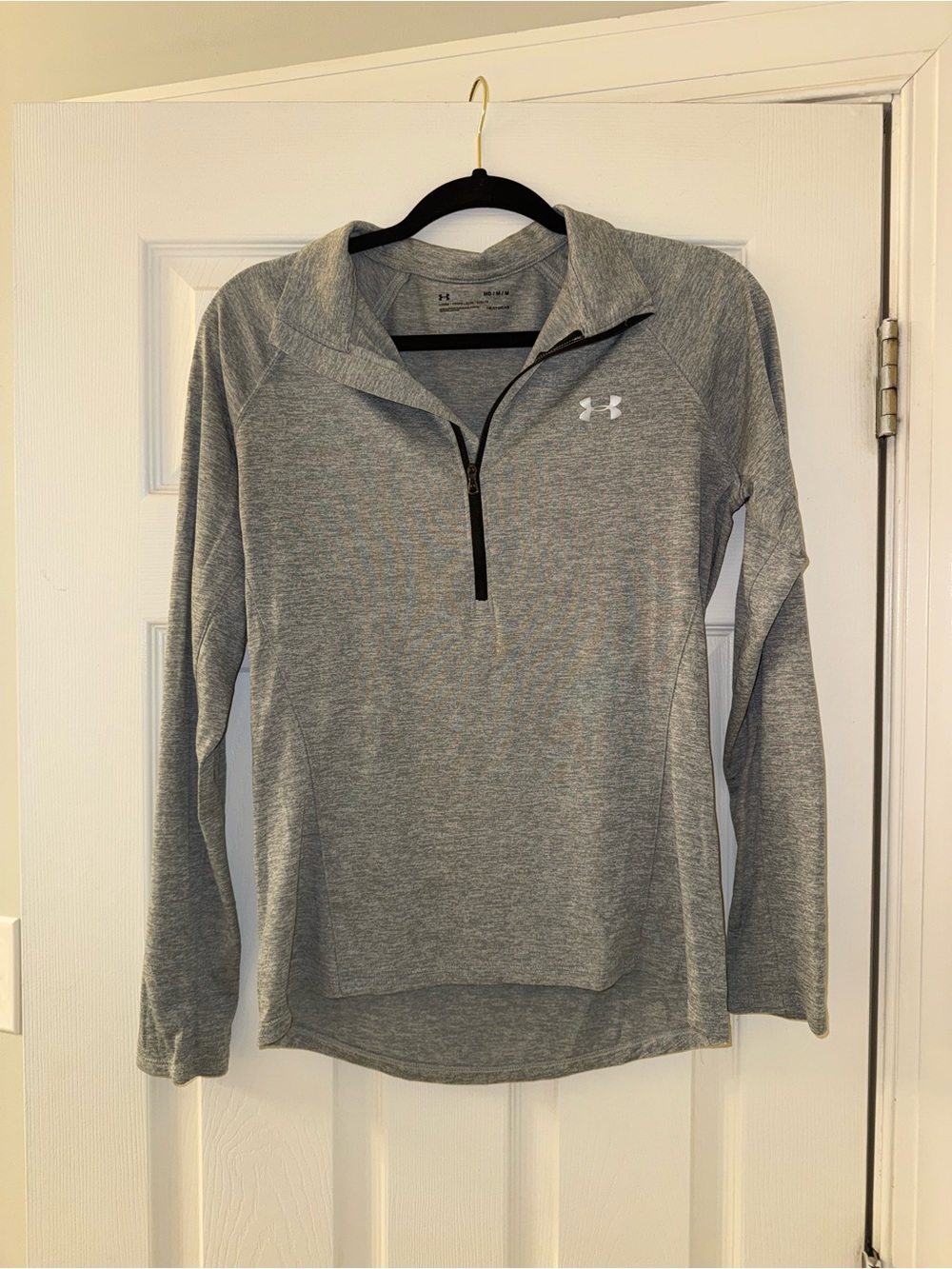 Under Armour Heather Gray Women's Half-Zip Performance Pullover